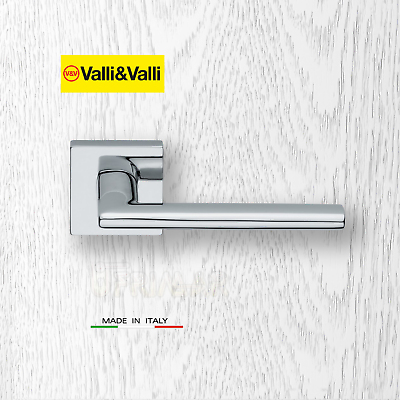 Maniglia Valli e Valli Nais H1046 R8 Cromo Lucido maniglia porta ros. quadra