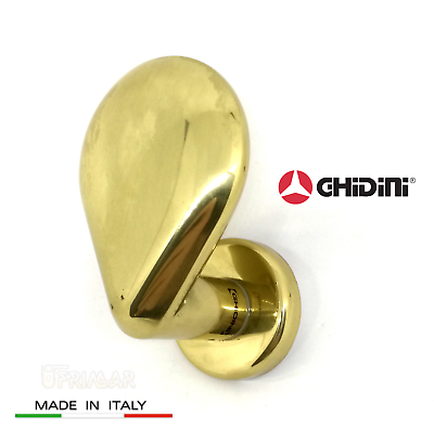 APPENDIABITI PORTABITO A MURO GHIDINI CADDY in Ottone Made in Italy Appendiabito