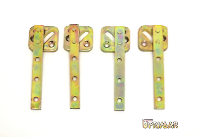 CERNIERA PERNO ARMADIO KIT COMPLETO PER 2 ANTE CARDINI PER ANTA MOBILE mm.90