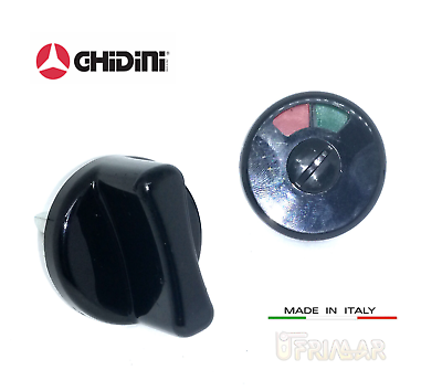 CHIUSURA PER PORTA GHIDINI NOTTOLINO PLASTICA NERO QUADRO mm.6 LIBERO OCCUPATO