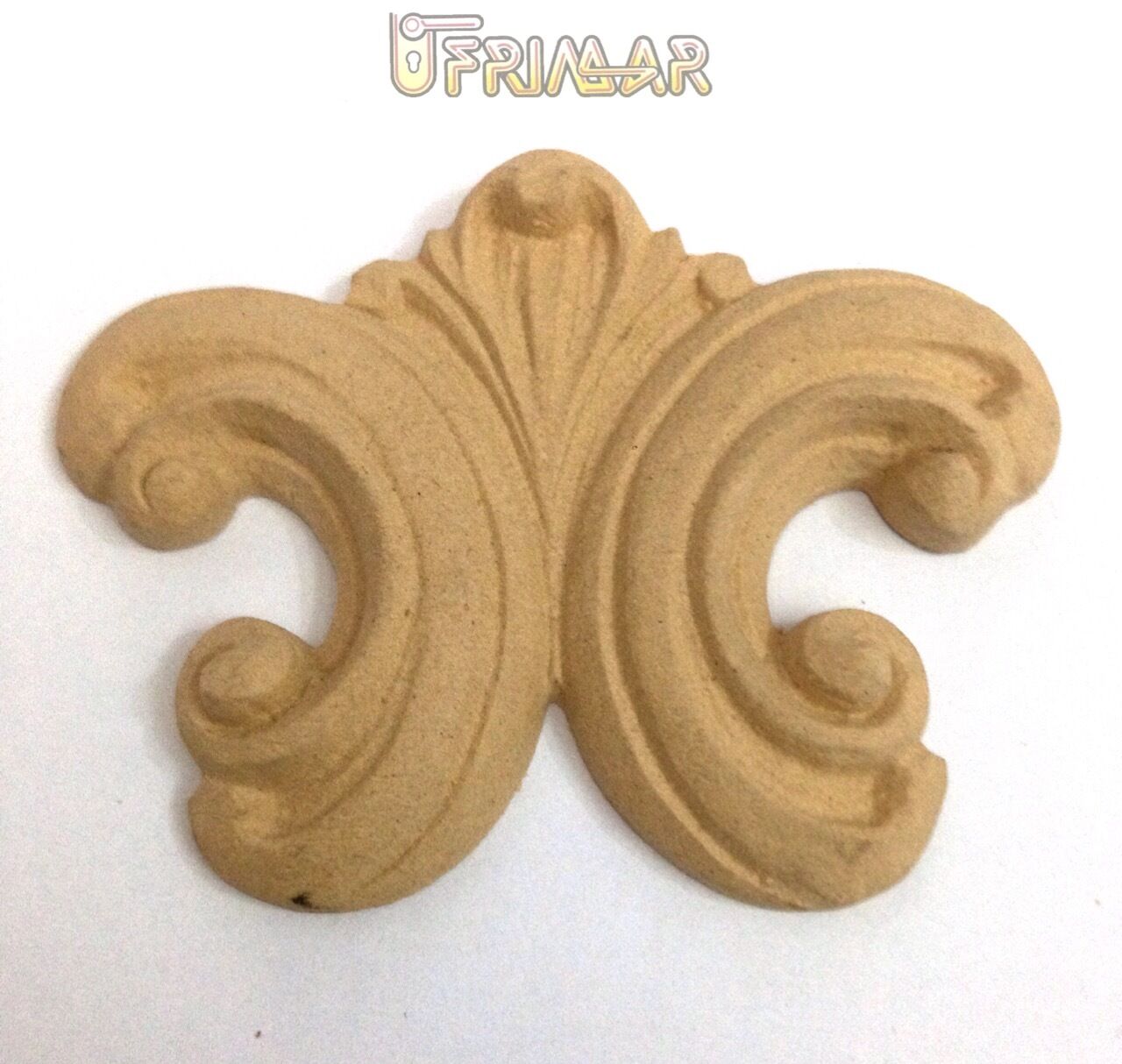 FREGIO PASTA LEGNO PER MOBILI E PORTE mm.90x70 ART.315 GIUSTI FINITURA GREZZA