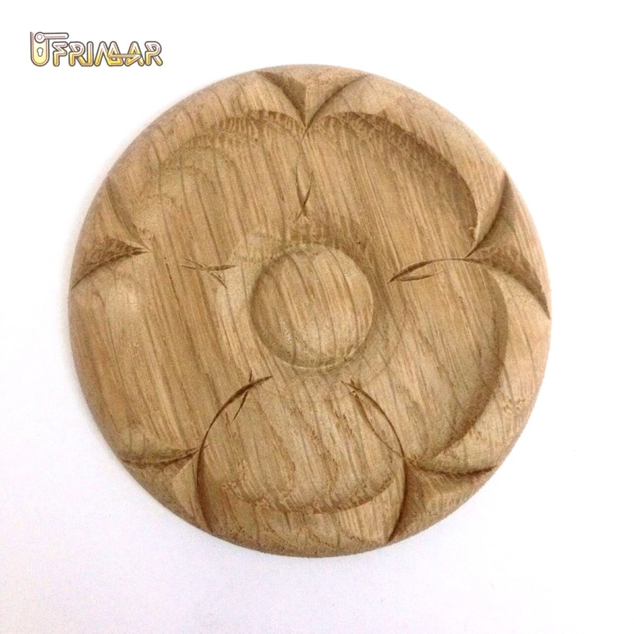 FREGIO IN LEGNO PER PORTE E MOBILI DIAMETRO mm.78 INTAGLIATO