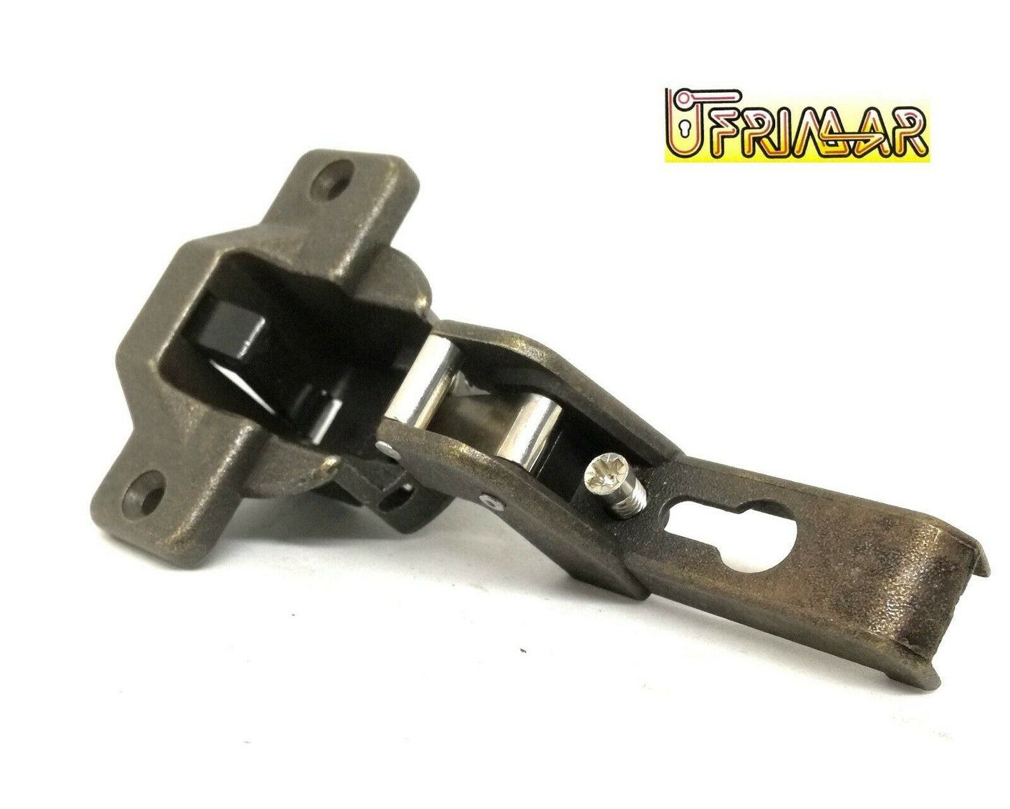 CERNIERA MEPLA PER ANTE CON BATTUTA 651.210.66 FORO mm.35 + BASE 65121066 BRONZ
