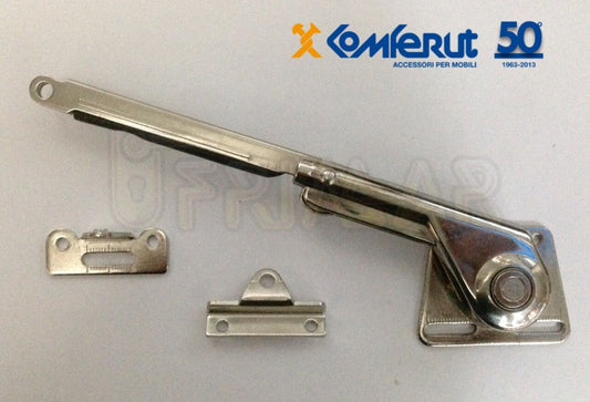 BRACCETTO SNODATO FRENANTE PER CAPPA FORZA REGOLABILE LATO DESTRO NIKEL