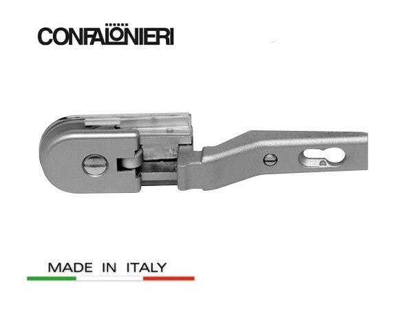 CERNIERA PER VETRO CONFALONIERI CF01090 BATTUTA INTERNA COPERTURE VARI COLORI