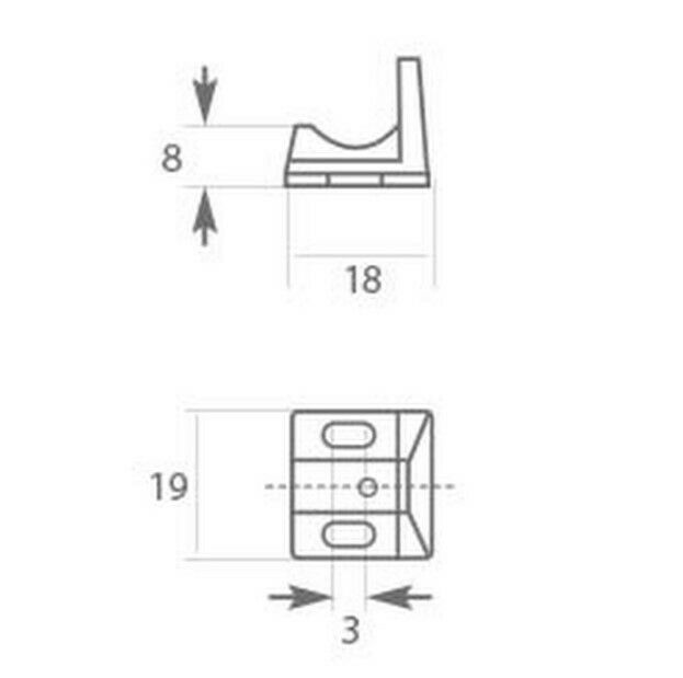 CHIUSURA A SCATTO PER MOBILI QUICK 180 FO SPINGI APRI BLOCCA ANTINE 1166035