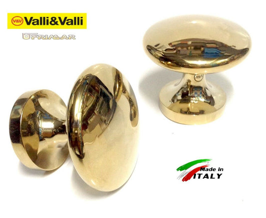 POMOLO POMELLO PER PORTA VALLI E VALLI ZIRTANIO ORO LUCIDO D.mm.70 K1166 FISSO