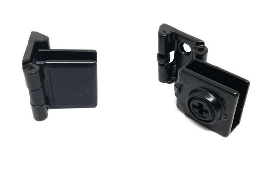 COPPIA CERNIERA PER VETRI A MORSETTO VETRO MAX mm.6 COPPIA DX/SX X ANTA INTERNA