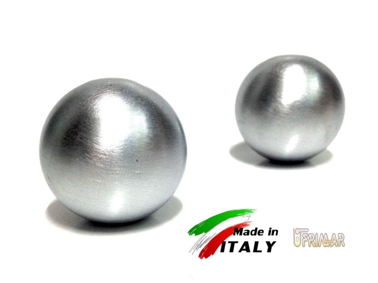 POMELLO POMOLO PER ANTA PORTA SFERA D.mm.35 CROMO SATINATO Filettato 4MA