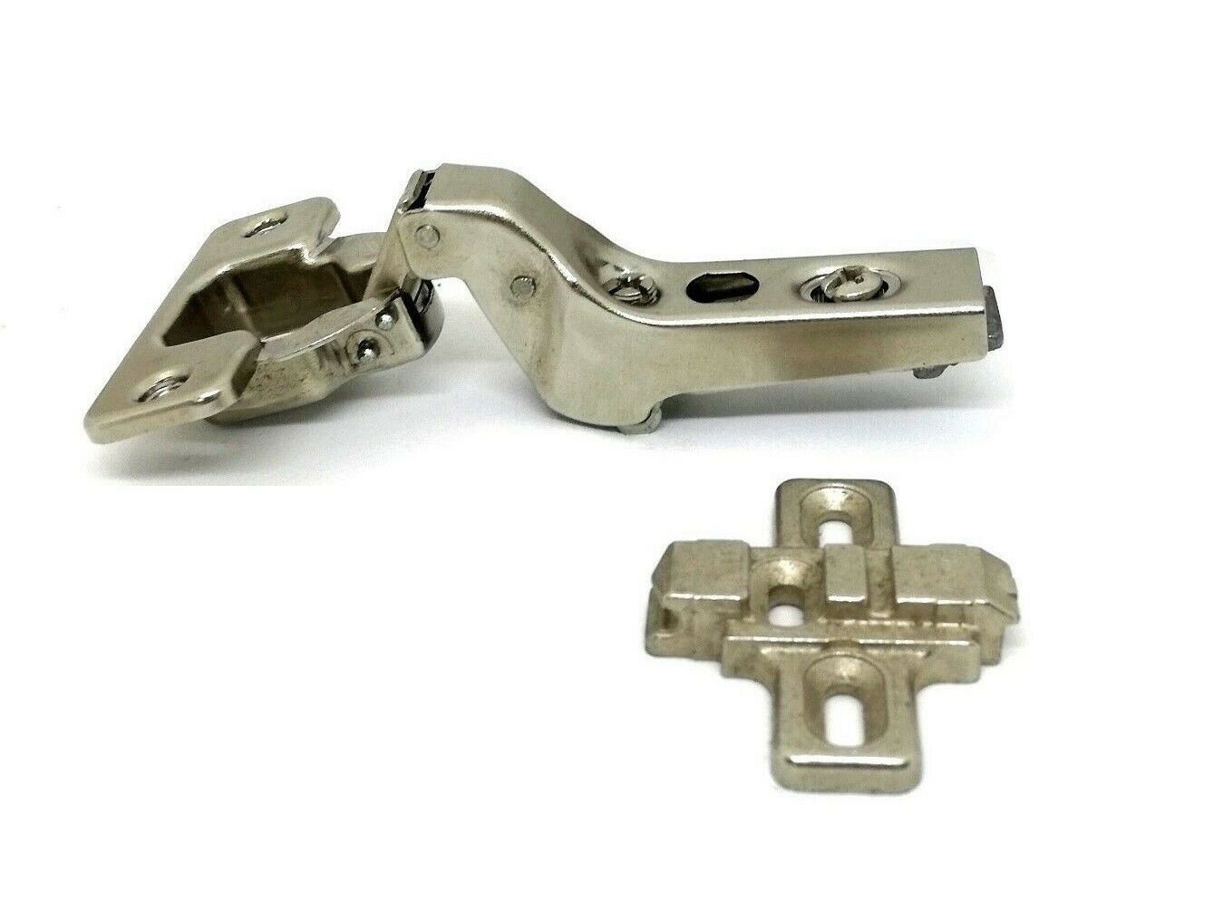 CERNIERA BLUM CLIP PER ANTA LEGNO A FILO COLLO ALTO FORO 35 A SCATTO + BASETTA