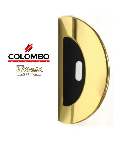 MANIGLIA INCASSO PER PORTE SCORREVOLI COLOMBO LC111 CF OTTONE L. CON FORO CHIAVE