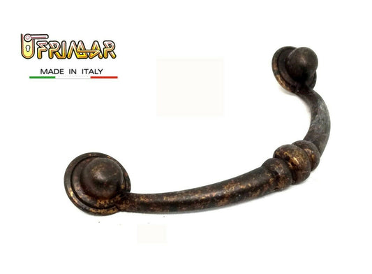 MANIGLIA CLASSICA PER MOBILI ANTICHI Interasse mm.64 BRONZO ANTICO MANIGLIETTA