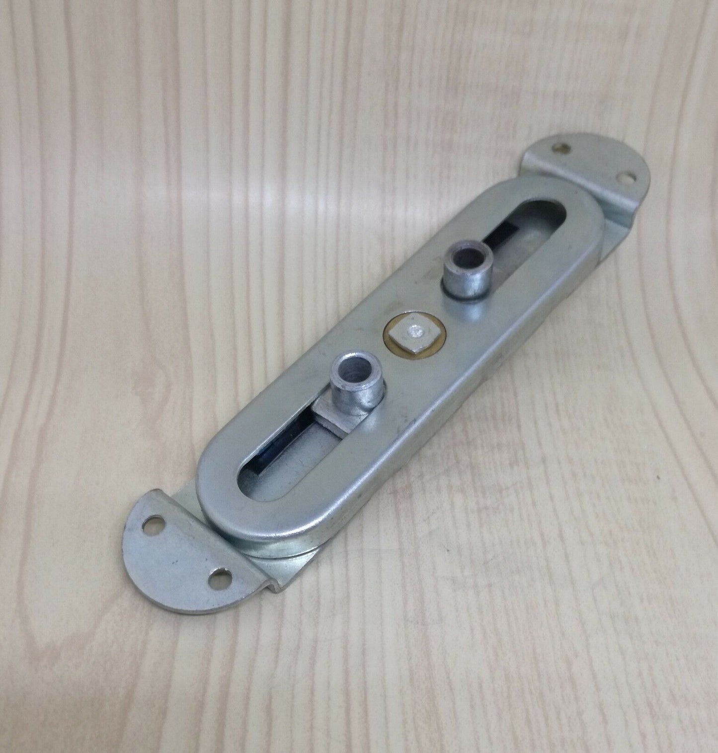 Cremonese ceramica maniglia finestra porcellana avorio e ottone bronzato FINA