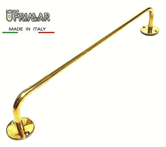 Supporto Portacravatte Portacinture Portasalviette cm.40 Ottone Lucido maniglia