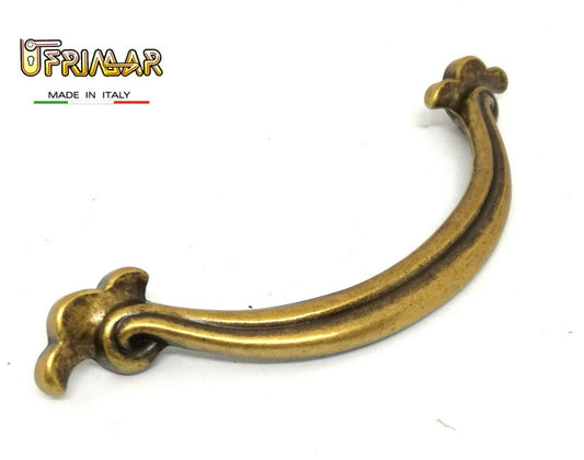 MANIGLIA CLASSICA PER MOBILI ANTICHI Interasse mm.96 BRONZO ORO TENTORI