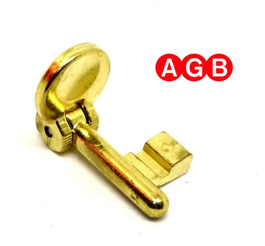 CHIAVE AGB PIEGHEVOLE B00502 PER SERRATURE AGB PORTE SCORREVOLI CIFRATURA 7