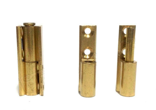 CERNIERA PER LEGNO SOVRAPPOSTA CON PERNO A VISTA CONFALONIERI CP00294 DORATA