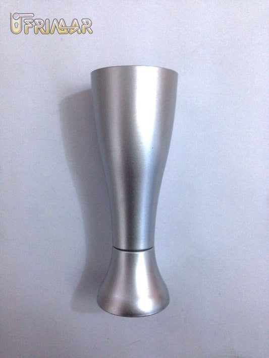 PIEDE PER MOBILI SAGOMATO REGOLABILE H.mm.120 CROMO SATINATO