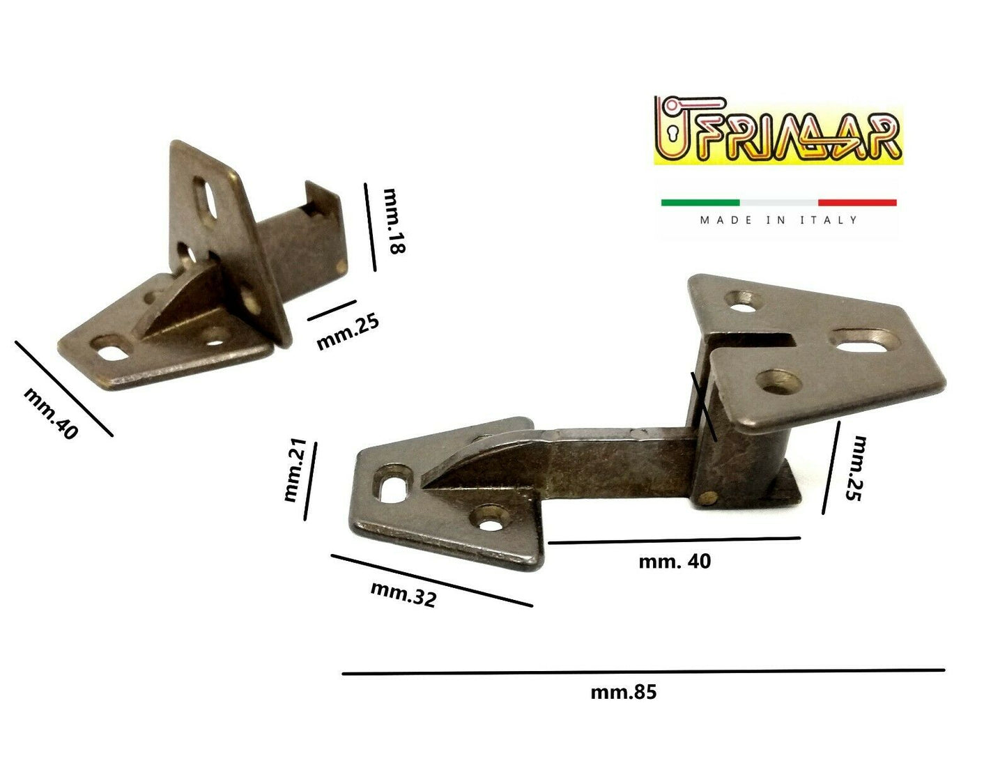 CERNIERA RIBALTA OTTONE BRONZATO CERNIERA PER ANTA MOBILE CERNIERA A SCOMPARSA