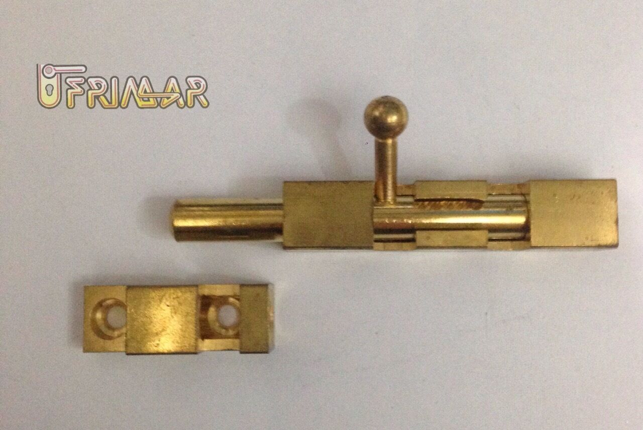 CATENACCIO A CANNONCINO CHIUSURA IN OTTONE VARIE DIMENSIONI mm.65 E mm.90