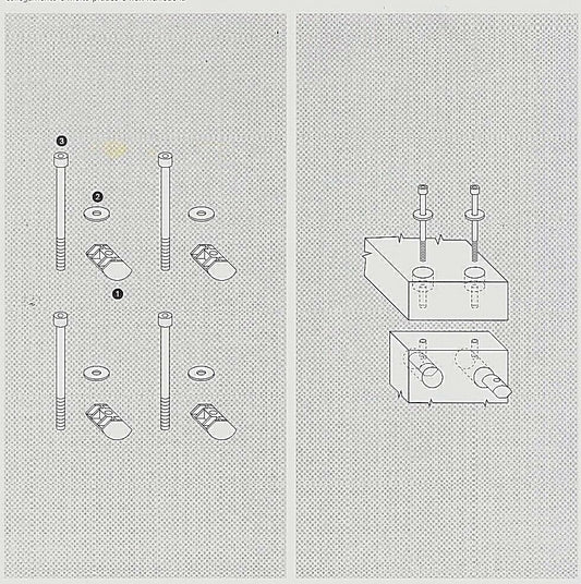 Collegamento montante/traverso alzante scorrevole AGB G007280023 telaio superior