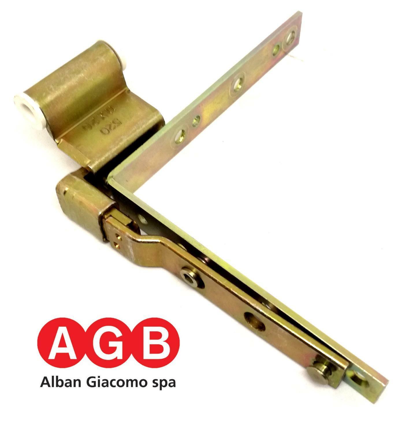Cerniera angolare AGB anta ribalta A200380801 per infissi PVC 520 11X20