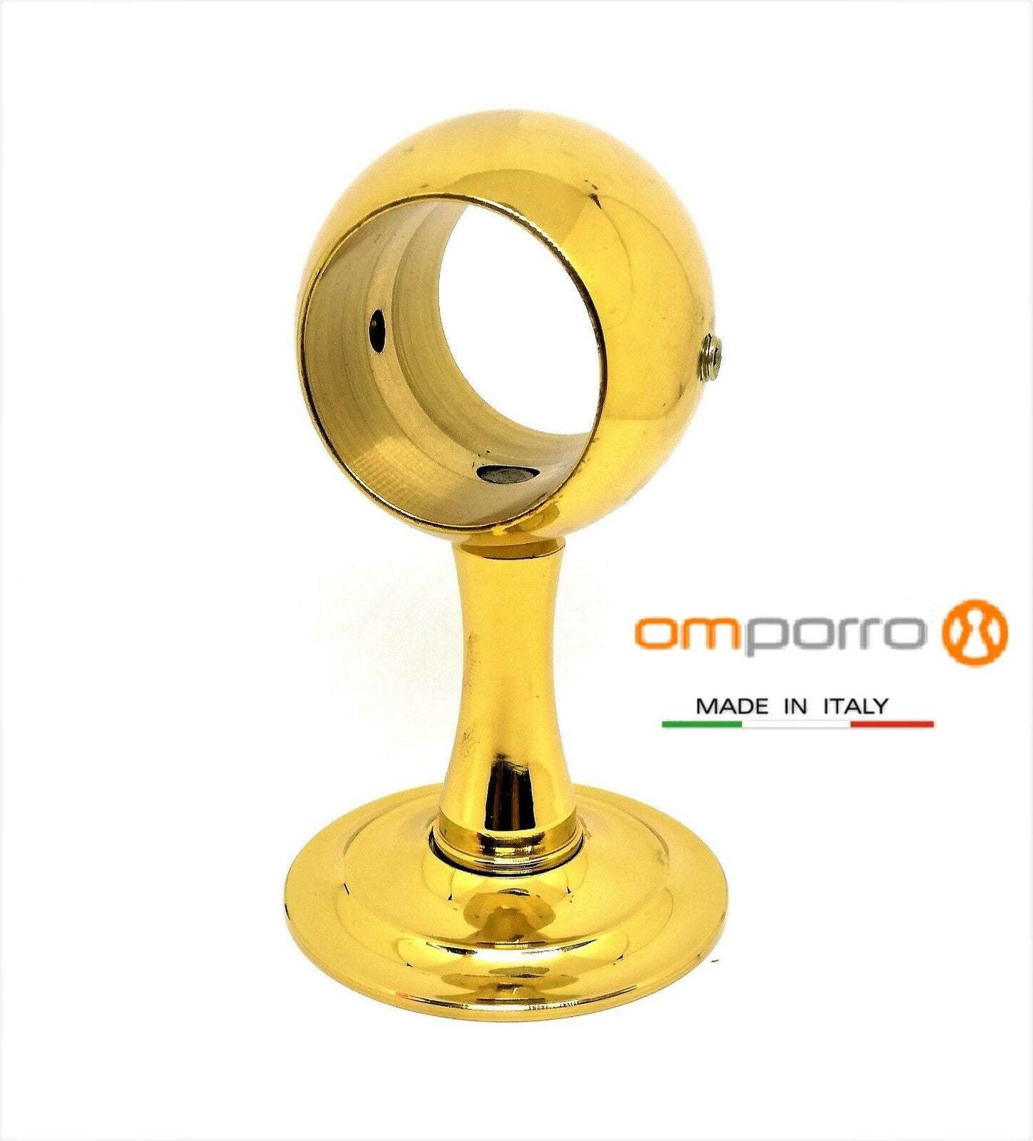 REGGITUBO OTTONE SUPPORTO TUBO D.mm.35 SUPPORTO PER TUBI TENDE CORRIMANO STAFFA