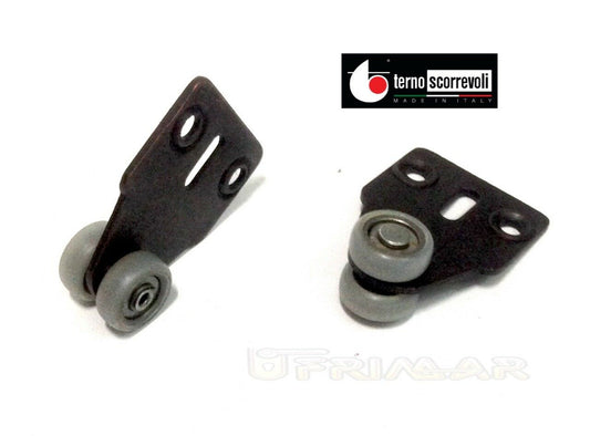 Scorrevole per ante sovrapposte Terno art. 754 portata pattino Kg.20 per antina