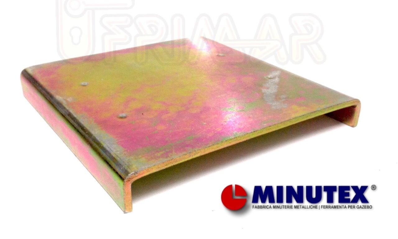 STAFFA ALZAPILASTRI Base mm.89x89 PER TRAVI IN LEGNO da mm.90x90 ALZA PILASTRI