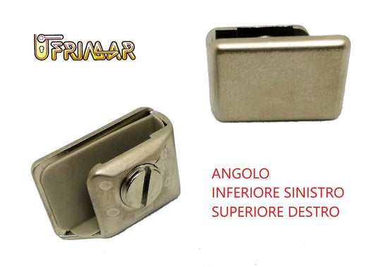 ANGOLARE PER VETRO PER PREMIAPRI CALAMITATI SPESSORE VETRI mm.6 DESTRO/SINISTRO