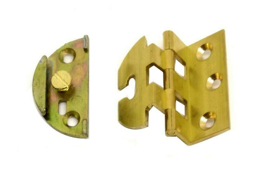 CERNIERE MOBILI ANTICHI OTTONATA mm.40x40 CON BATTUTA E BASE REGOLABILE CSS