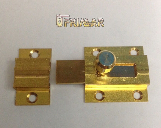 CATENACCIOLO CHIUSURA IN OTTONE CON INCONTRO mm.50/80/140 CATENACCIO FERRETTINO