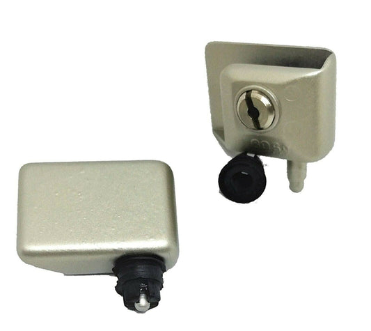 COPPIA CERNIERE CERNIERA PER ANTA VETRO mm.6 INTERNA ART. 0509 NIKEL OPACO