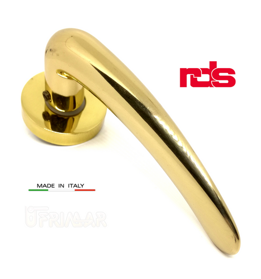 Maniglia RDS LEGGERA art. 0391 Oro PVD maniglie per porte RDS porte interne
