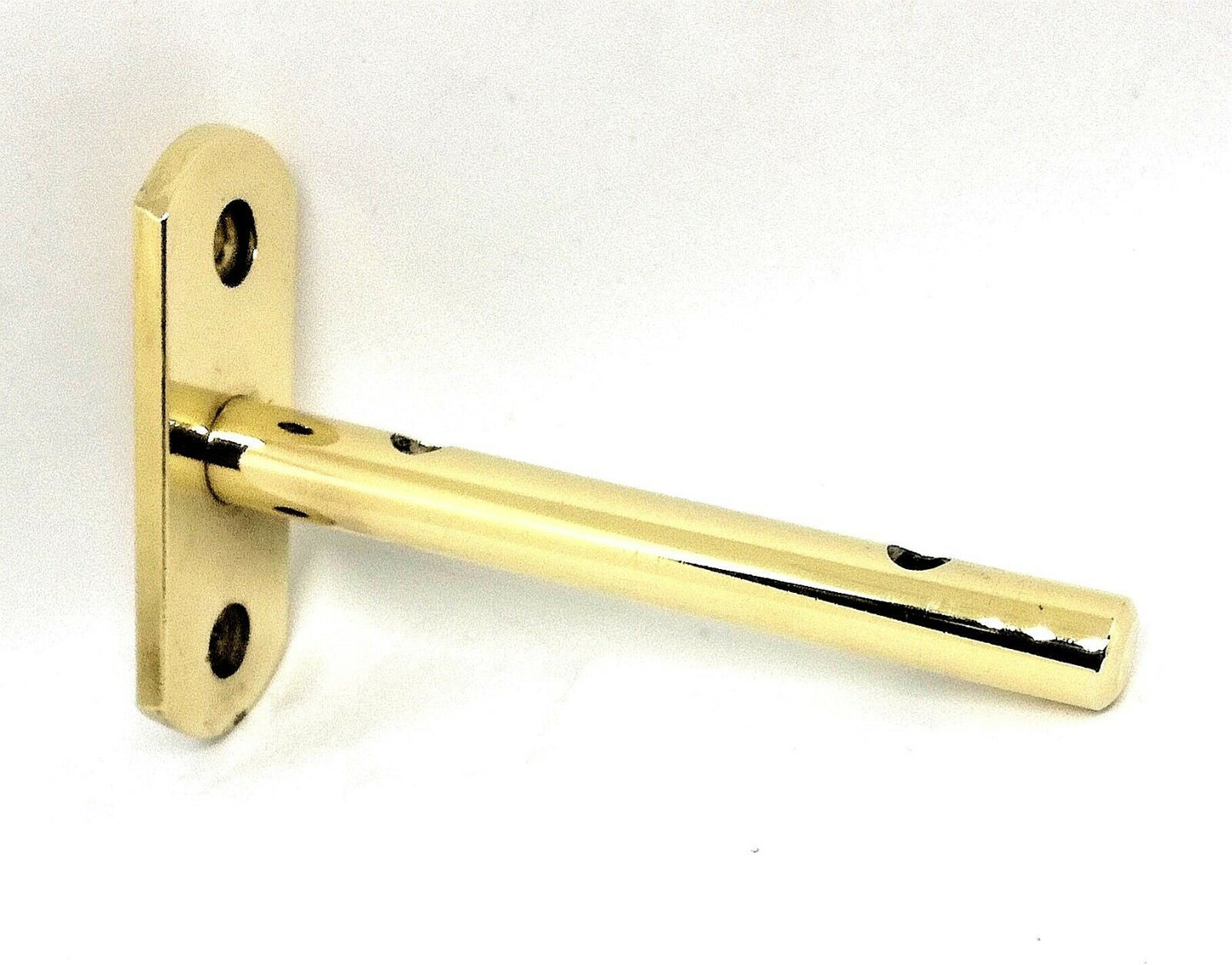 REGGIMENSOLA REGGI MENSOLE IN OTTONE PIENO mm.100 per ripiani in vetro e legno