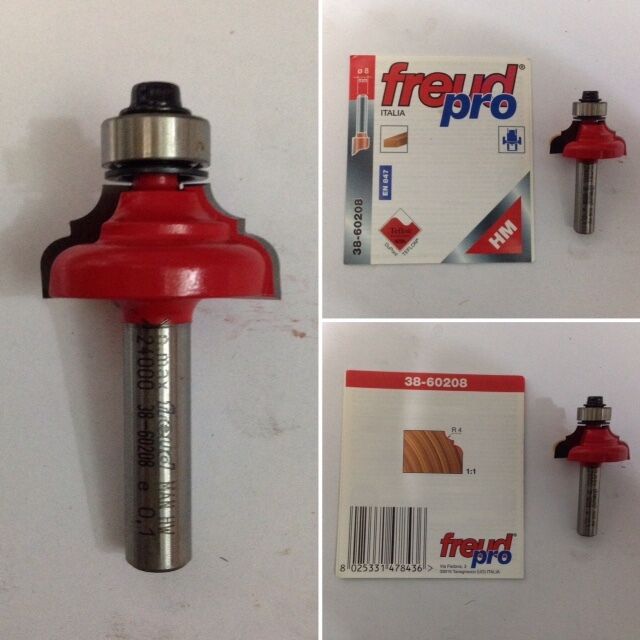 FRESA FREUD PRO HM 38-60208 PER INTAGLI CLASSICAL OGEE CON CUSCINETTO