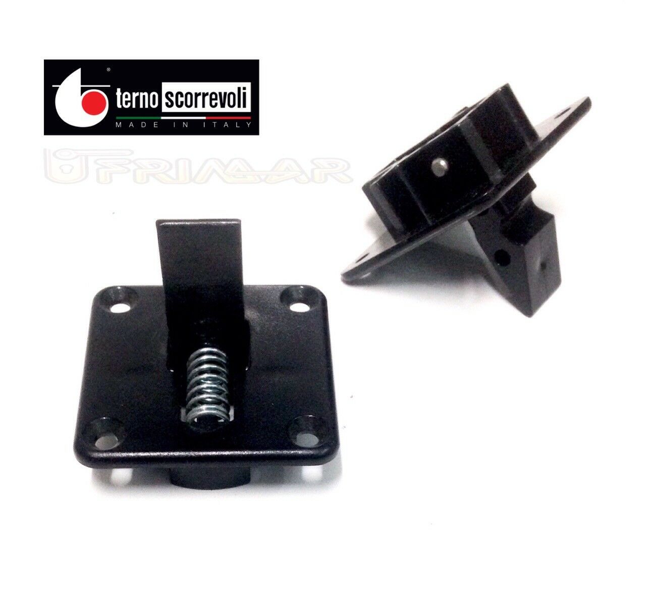 Gancio a molla fermo anta Terno art.919 per allineamento ante per binario 930