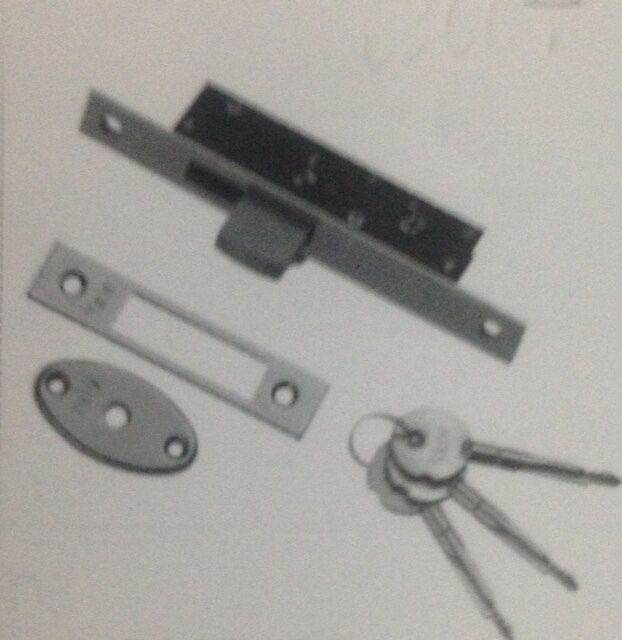 SERRATURA YALE DA MONTANTE CHIAVE A CROCE E.mm.20 SERIE 6300 gancio o catenaccio