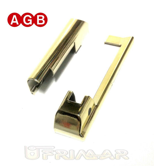 Copertura Cerniera Inferiore Anta Ribalta AGB A200290350 Destra Ottone Lucido