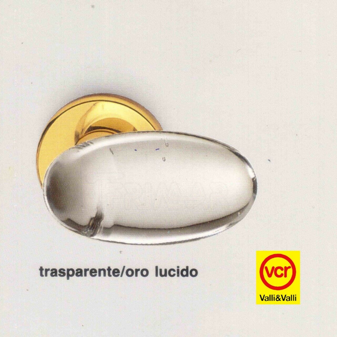 Maniglia porta Valli & Valli Saffo H182 R8 Oro lucido + Trasp. Valli e Colombo