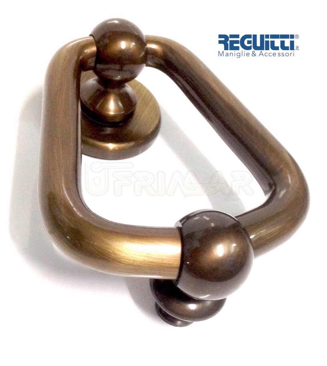BATTENTE PORTA PORTONE BRONZO GRAFFIATO REGUITTI serie EUROPA D.mm.134 x 120