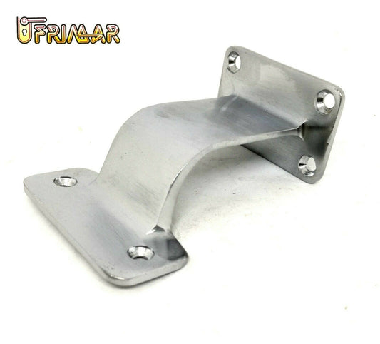 SUPPORTO PER CORRIMANO CROMO SATINATO STAFFA PER CORRIMANO IN LEGNO E039151