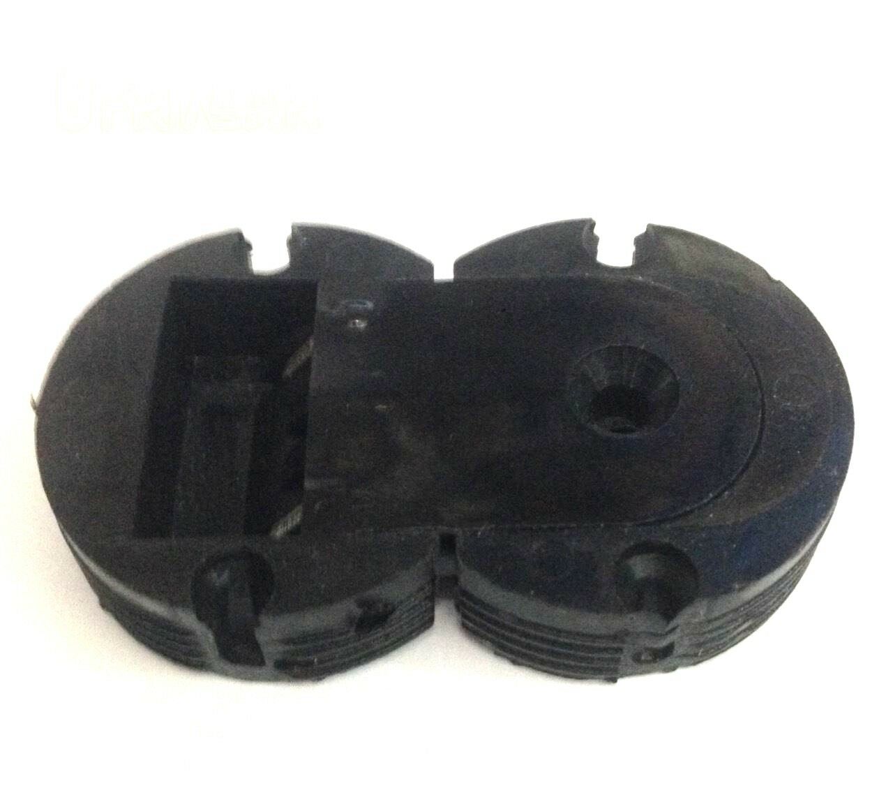 CERNIERA INCASSO PER ANTE A RIBALTA D.mm.35x13 PLASTICA NERA / PANNA