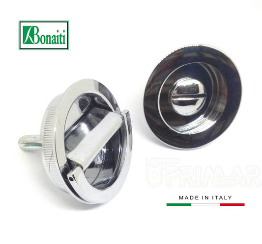 Kit maniglie incasso Bonaiti MTV con anello e emergenza Cromo Lucido D.mm.48