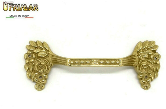 MANIGLIA PER MOBILI ANTICHI mm.126 OTTONE MANIGLIE CLASSICHE PER MOBILI IN STILE