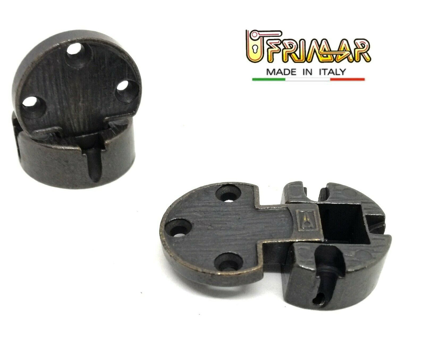 CERNIERE MOBILI ANTICHI PER ANTE TAVOLI BRONZO FORO mm.30x22 RIBALTA ANSELMI 261