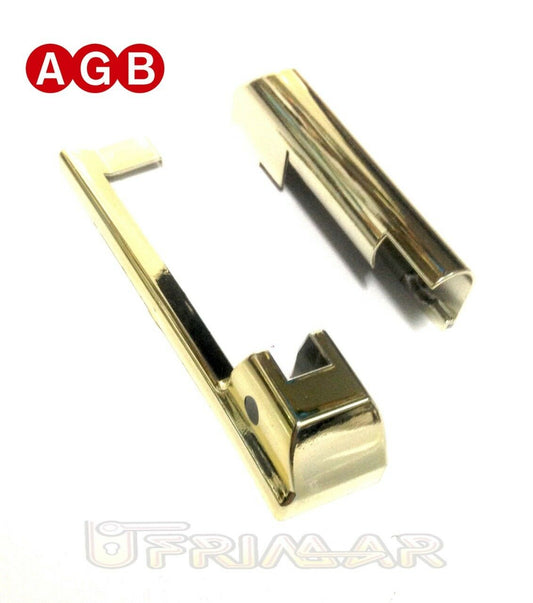 Copertura Cerniera Inferiore Anta Ribalta AGB A200290450 Sinistra Ottone Lucido