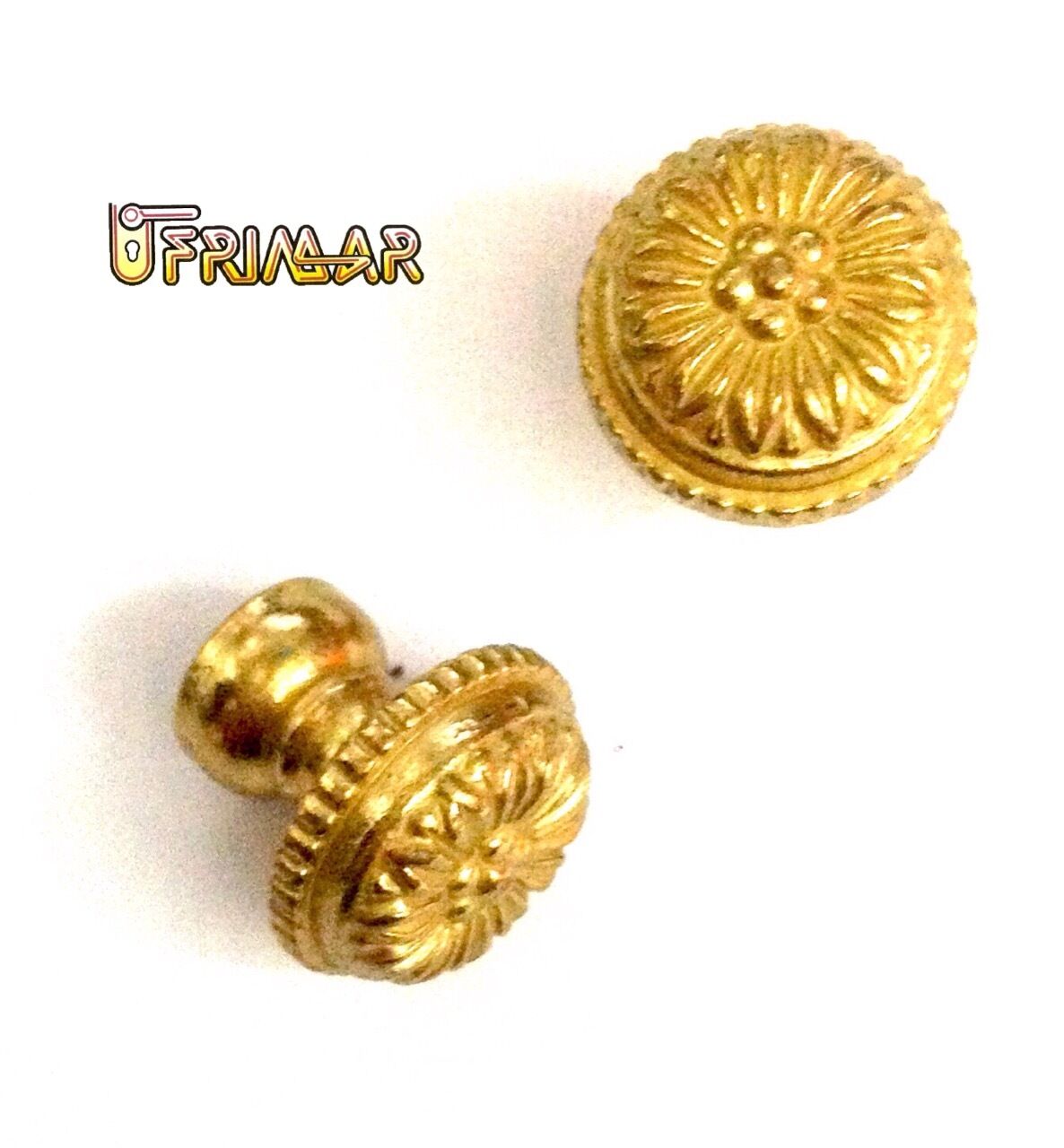 POMELLO PER MOBILE CASSETTO E ANTE IN OTTONE STILE CLASSICO D.mm.15 OMP ART.130