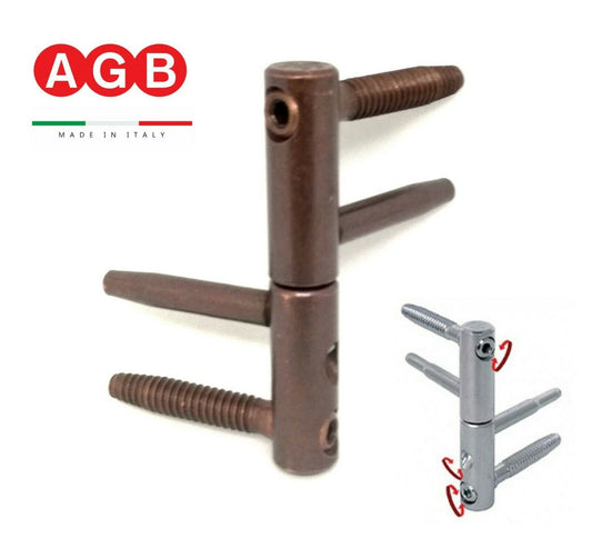 CERNIERA ANUBA PER PORTE IN LEGNO D.14 REGOLABILE E01150 AGB RIDOTTA E011501402