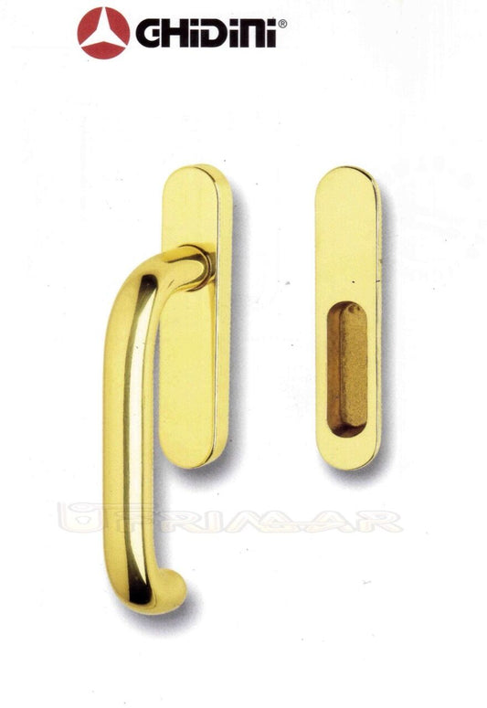 Maniglia per alzante scorrevole GBP ottone lucido Milena ridotto 55980605001